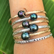 Hawaiian Heirloom 4mm Bangle Bracelet