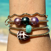 Cone Shell Bangle Bracelet