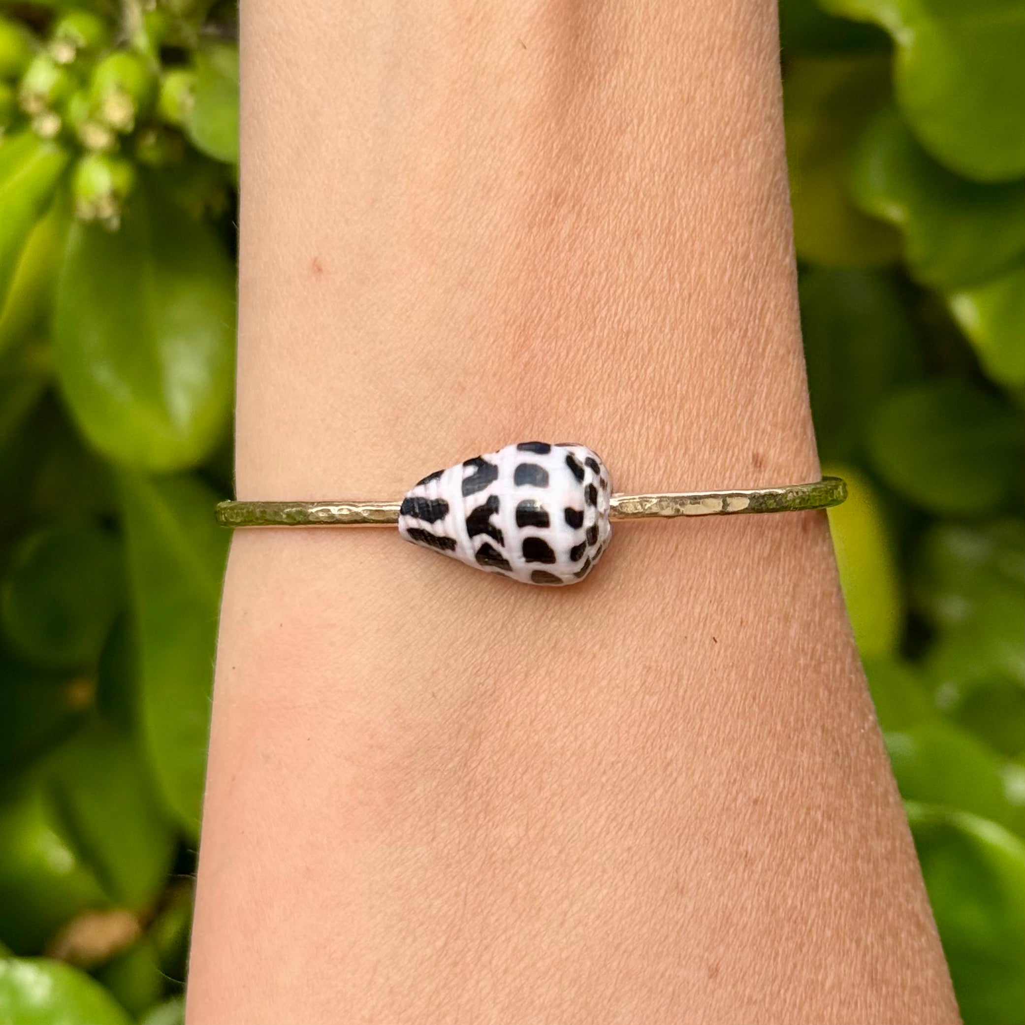 Cone Shell Bangle Bracelet