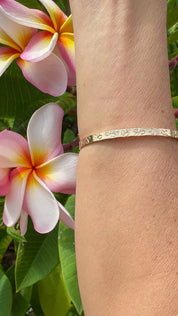 Aloha Bangles Plumeria Signature Bangle Bracelet
