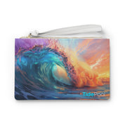 Coastal Clutch Bag - Sunset Beach