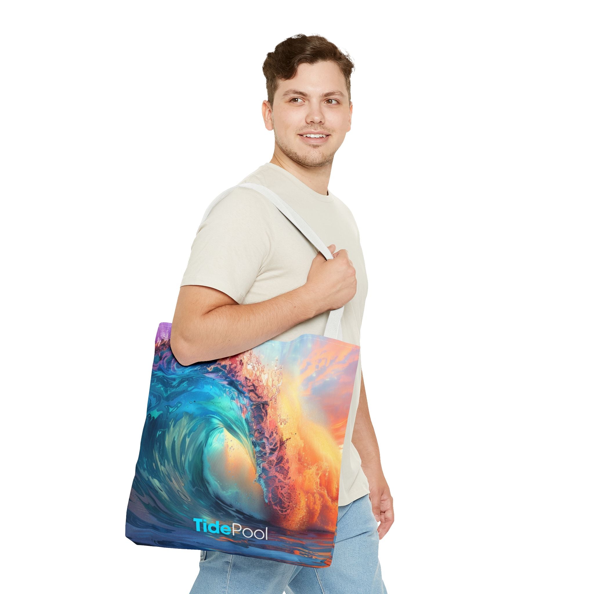 Grab & Go Tote Bag - Sunset Beach