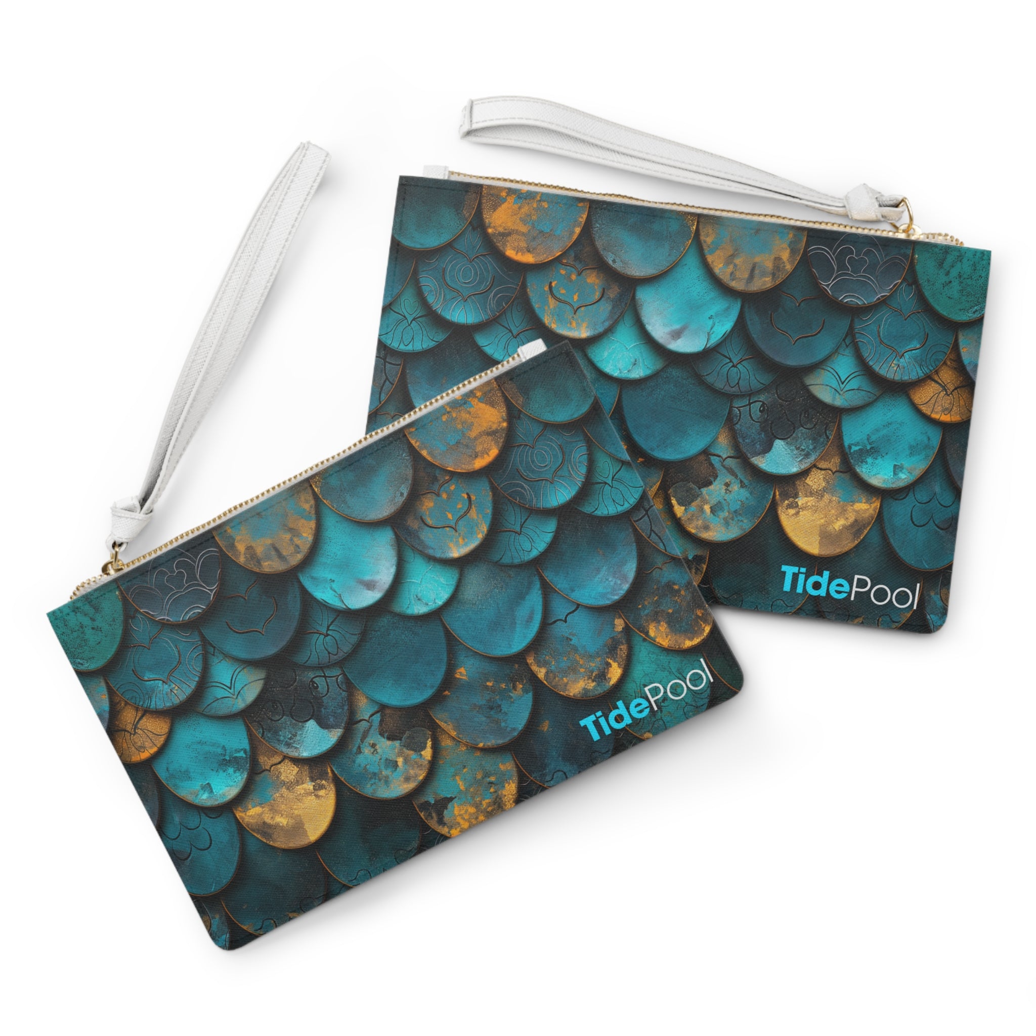 Coastal Clutch Bag - Royal Sea