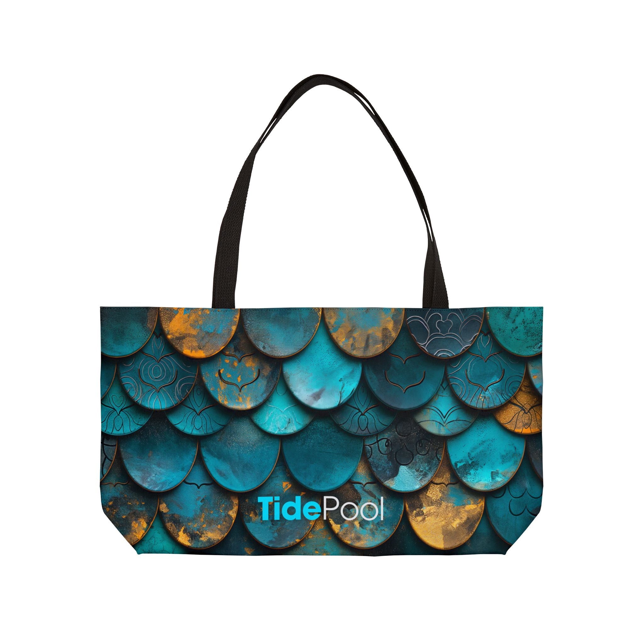 Luxe Tote Bag - Royal Sea