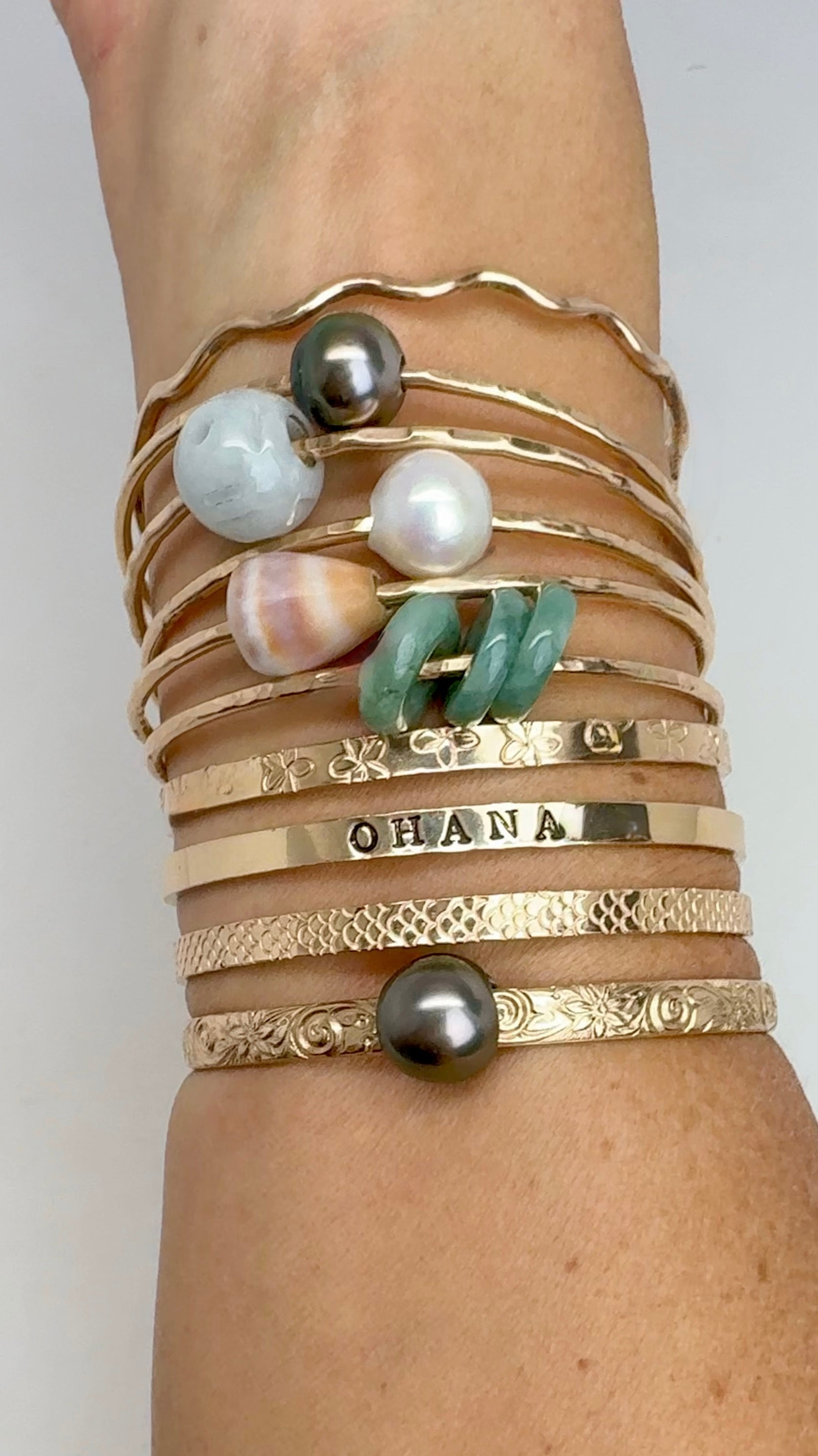 7.25” 14k GF Bangles