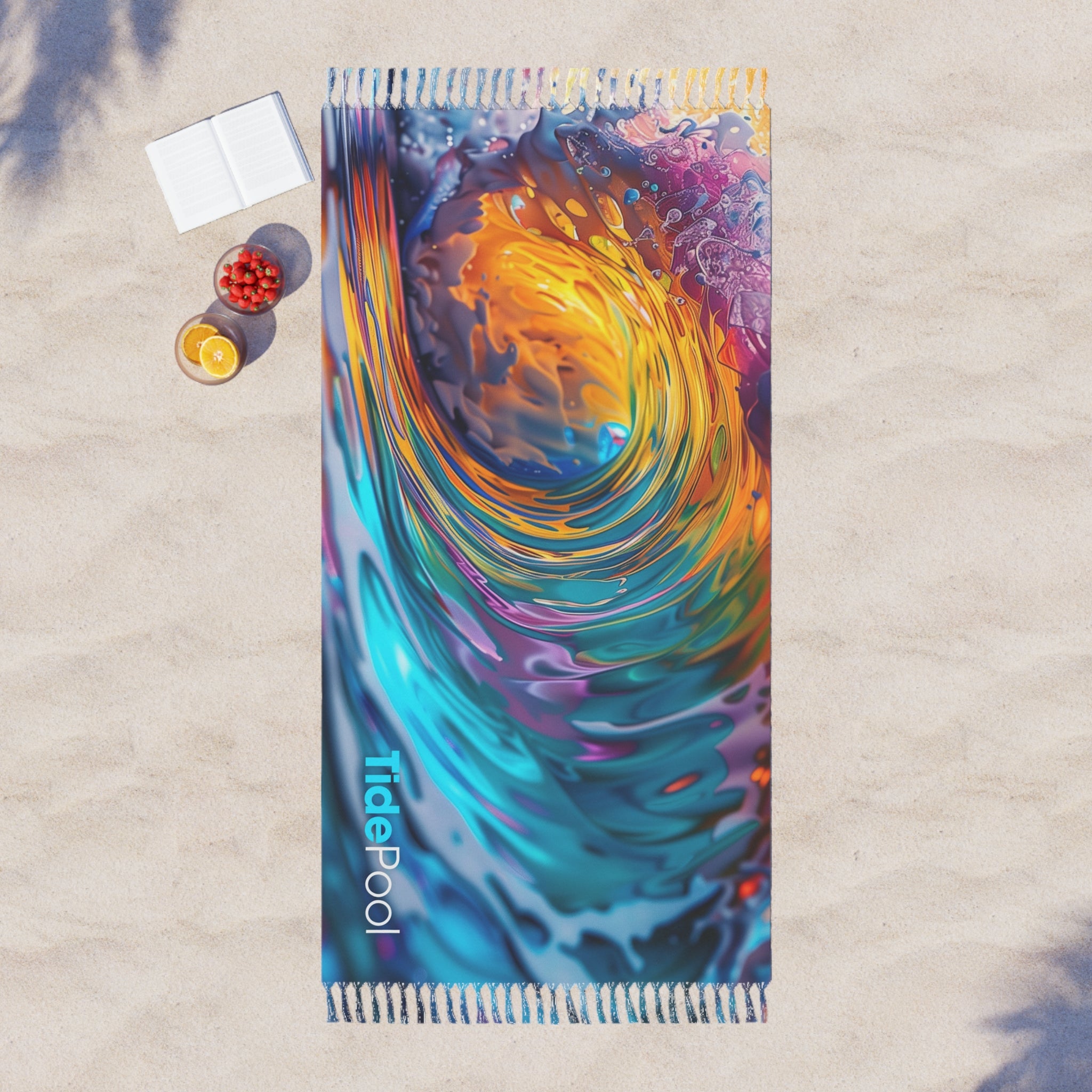 Boho Beach Towel - Sandy Beach