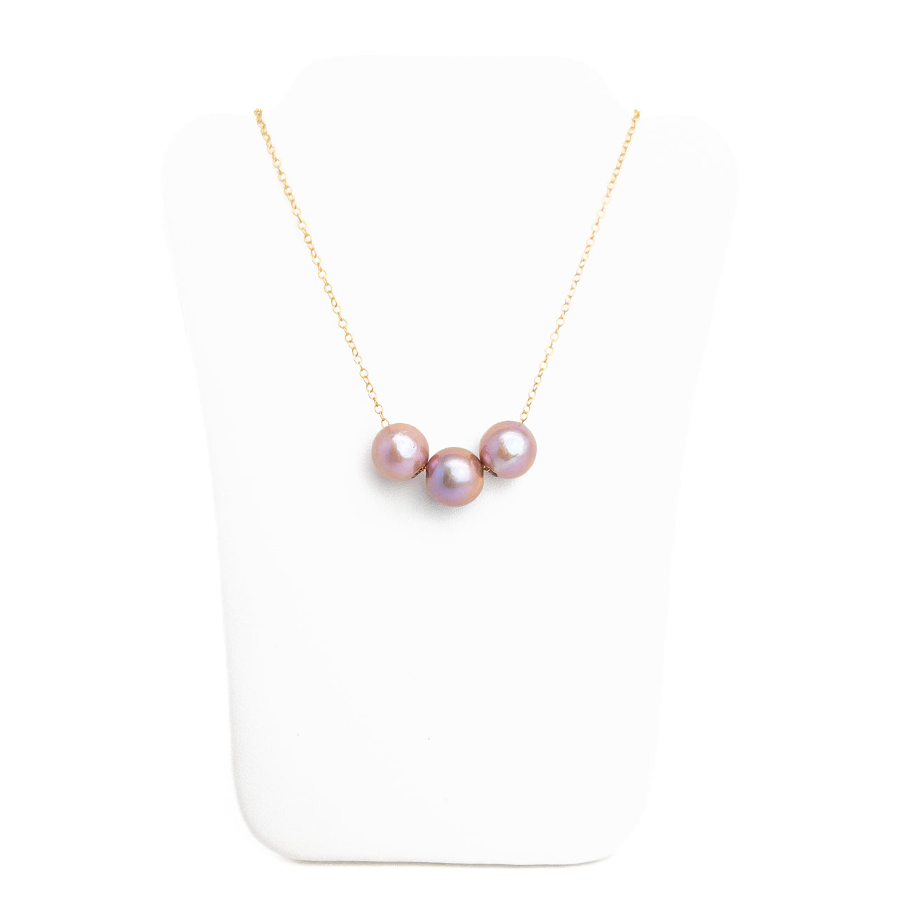 Pink Edison Pearl Princess Necklace