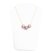 Pink Edison Pearl Princess Necklace