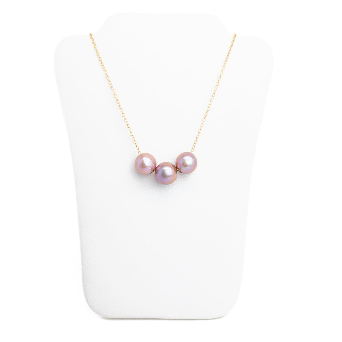 Pink Edison Pearl Princess Necklace