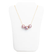 Pink Edison Pearl Princess Necklace