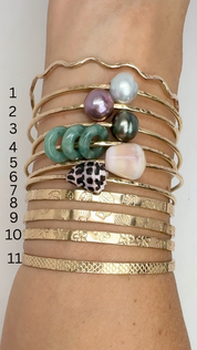 7.75” 14k GF Bangles