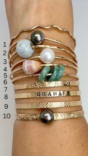 7.25” 14k GF Bangles