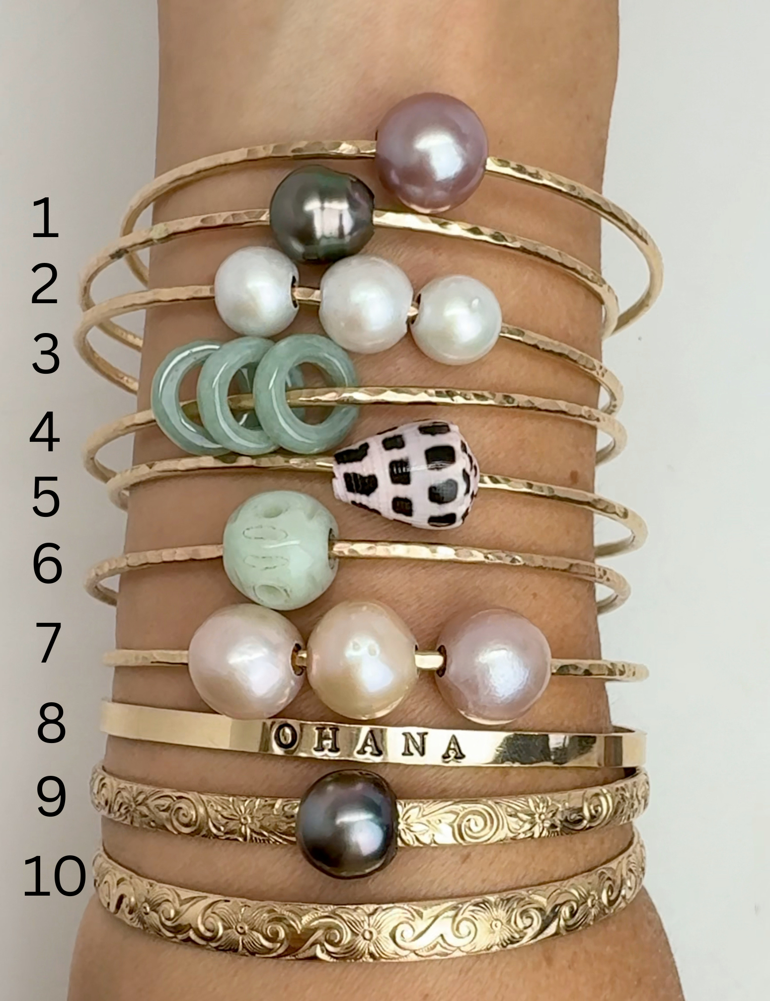8.5” 14k GF Bangles – Aloha Bangles 8.5” 14k GF Bangles – Aloha Bangles