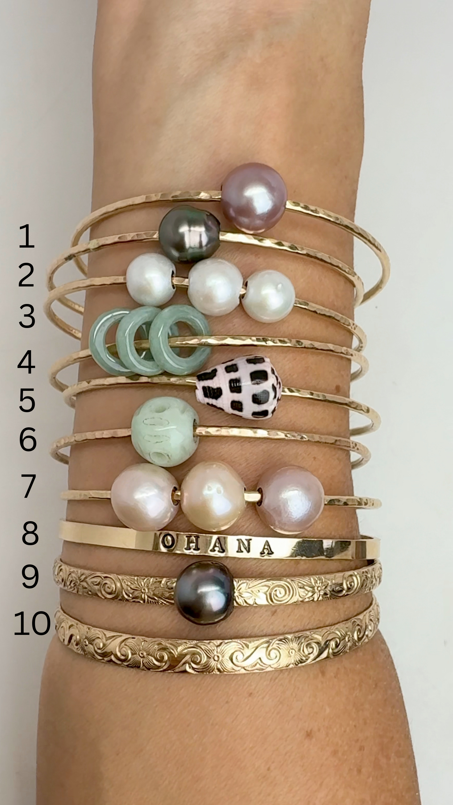 8.5” 14k GF Bangles