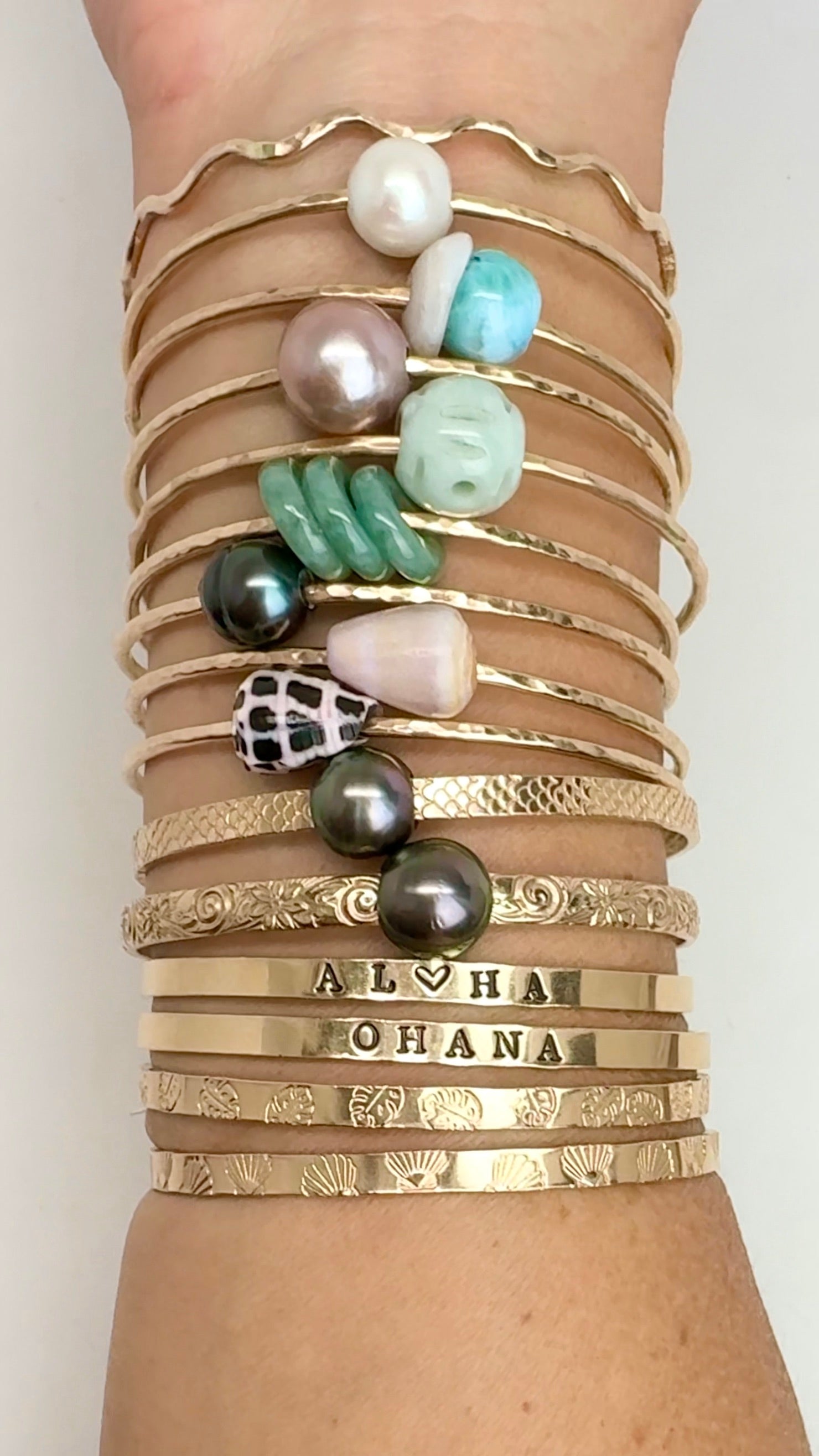 7.5” 14k GF Bangles