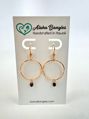 Tahitian Chroma Keshi Hoop Earrings