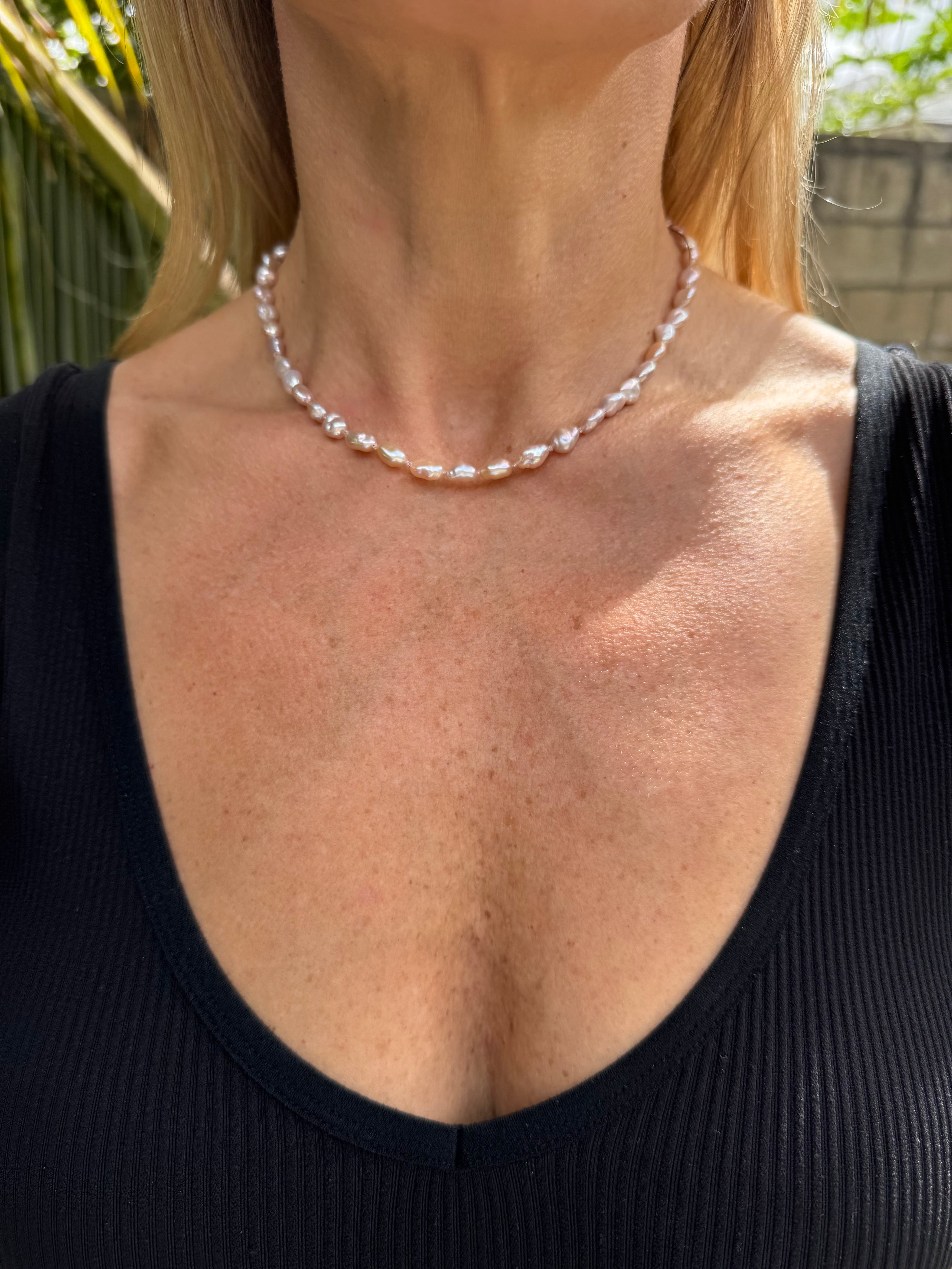 Pink Edison Pearl Strand