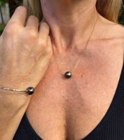 Tahitian Pearl Floater Necklace