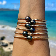 Tahitian Pearl Bangle Bracelets