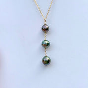 Tahitian Pearl Waterfall Necklace