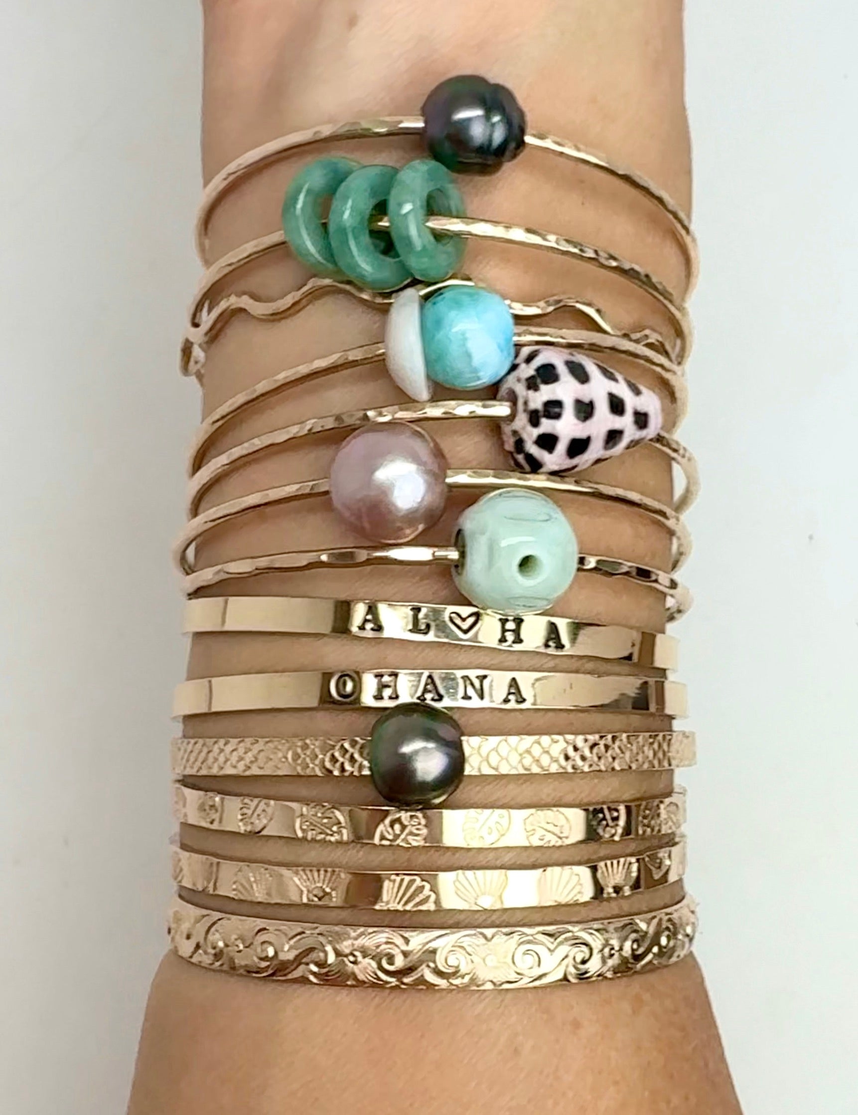 7.5” 14k GF Bangles