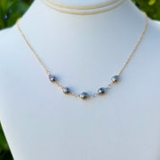 Tahitian Keshi Isla Necklace