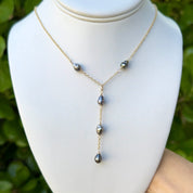 Tahitian Keshi Breezy Necklace