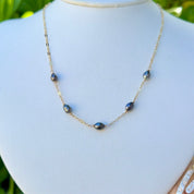 Tahitian Keshi Mini Lei Necklace