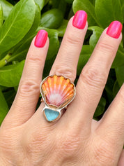 Tropical Gangster - Island Time Piece Bezeled Ring