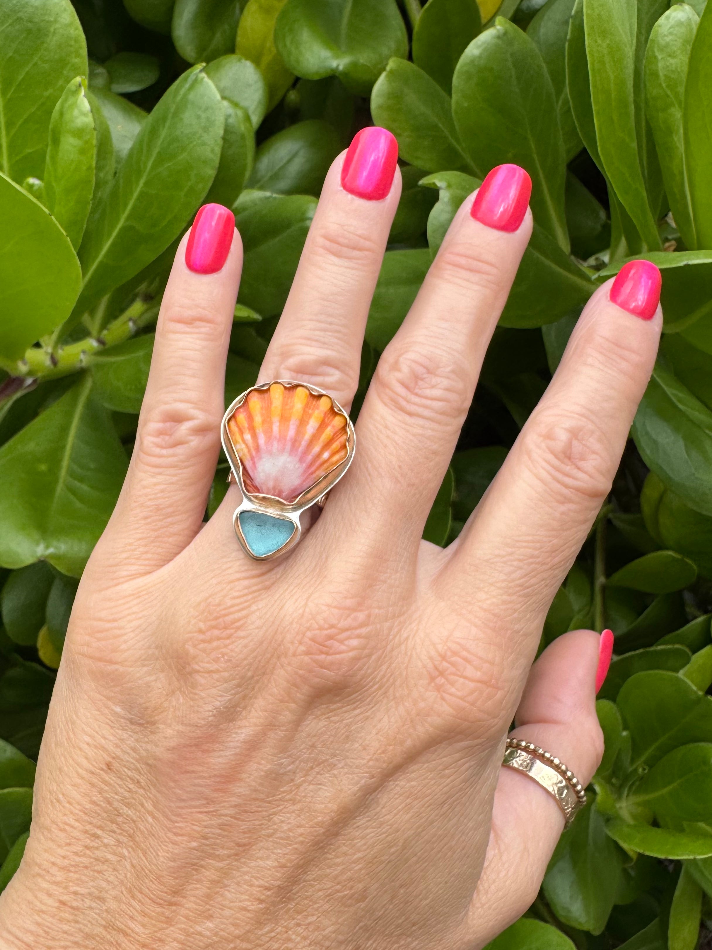 Tropical Gangster - Island Time Piece Bezeled Ring