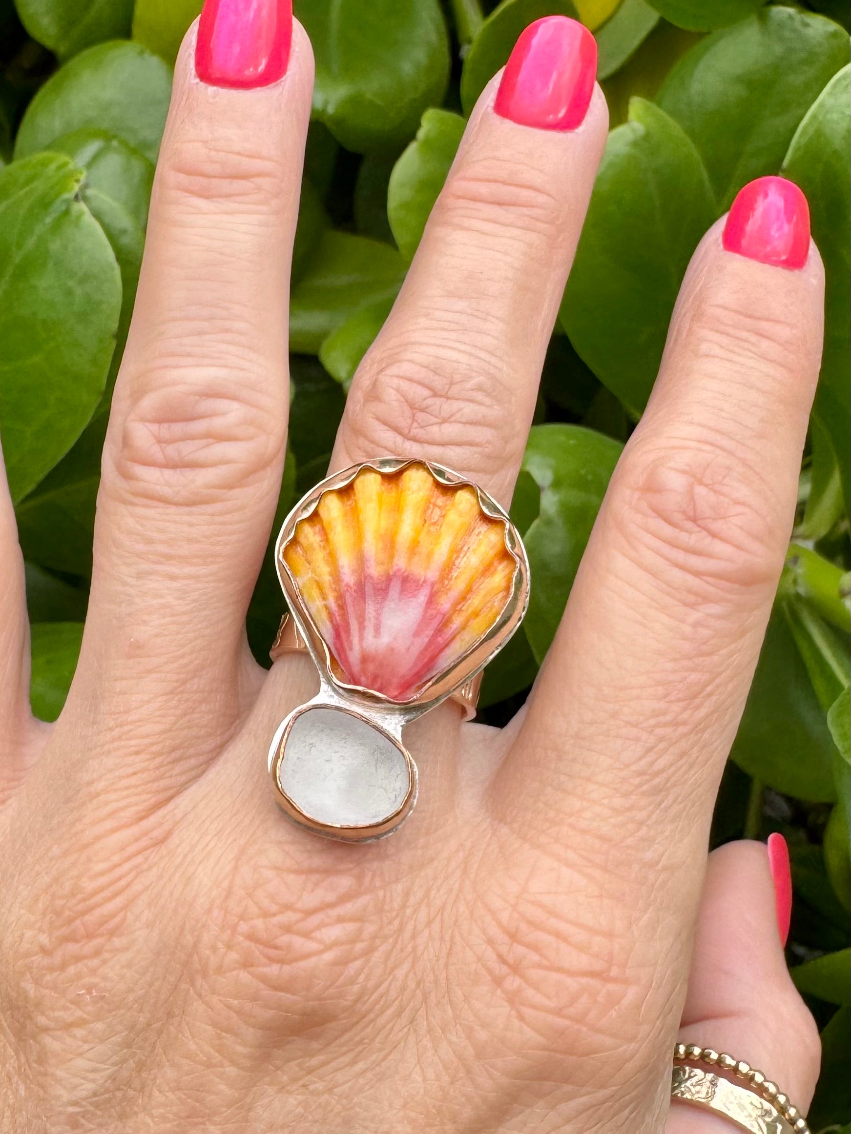 Tropical Gangster - Island Time Piece Bezeled Ring