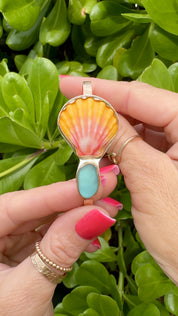 Tropical Gangster - Island Time Piece Bezeled Cuff Bracelet