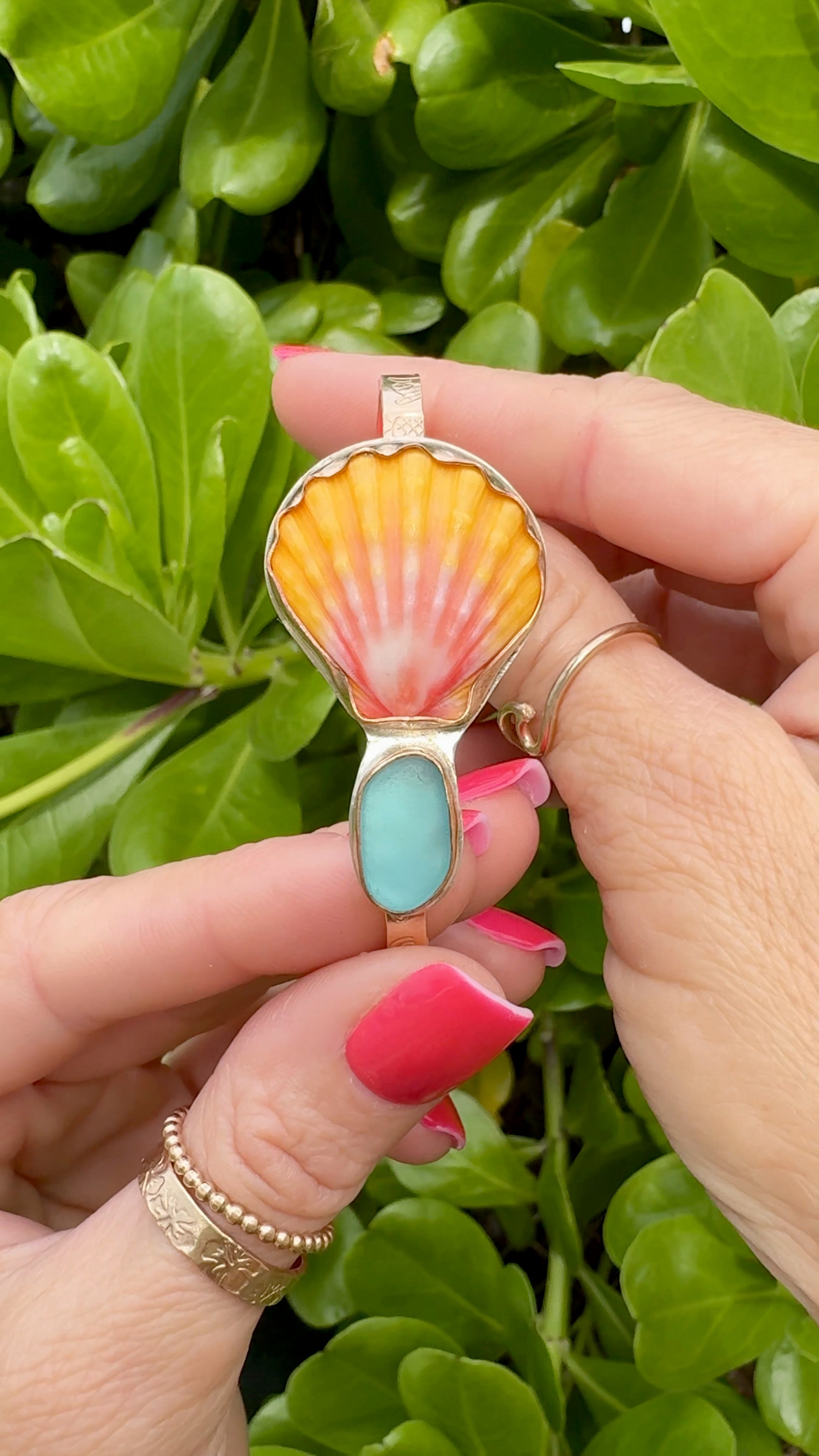 Tropical Gangster - Island Time Piece Bezeled Cuff Bracelet