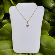 Pink Edison Keshi Pendant Necklace - 18"