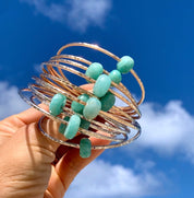 Amazonite Bangle Bracelet