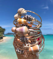 Cone Shell Bangle Bracelet