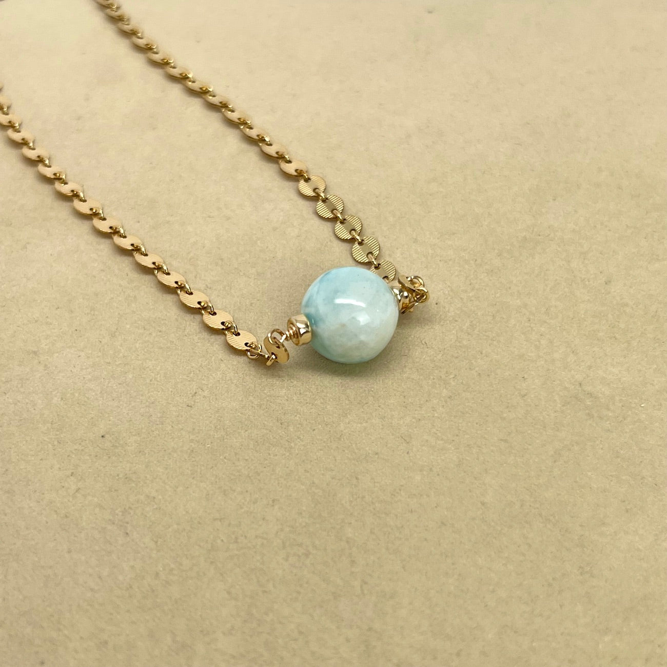 Larimar Goddess Necklace