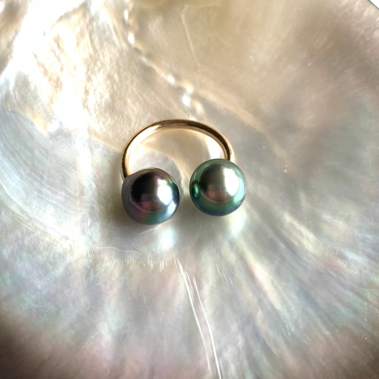 Tahitian Pearl Cuff Ring