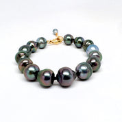 Tahitian Pearl Knotted Bracelet - 7 ”