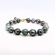 Tahitian Pearl Knotted Bracelet -9"