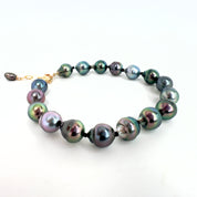 Tahitian Pearl Knotted Bracelet - 8.75”