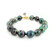 Custom Tahitian Pearl Knotted Bracelet