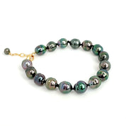 Tahitian Pearl Knotted Bracelet -8"