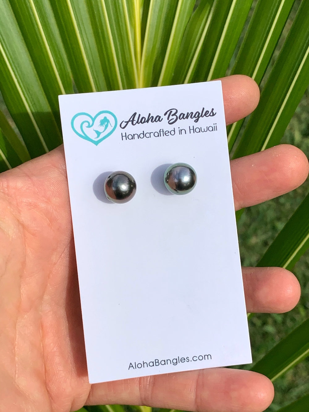 Tahitian Pearl Stud Earrings