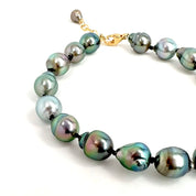 Custom Tahitian Pearl Knotted Bracelet