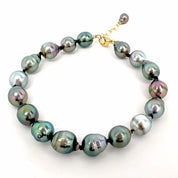 Tahitian Pearl Knotted Bracelet -9"