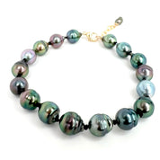 Custom Tahitian Pearl Knotted Bracelet