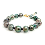 Custom Tahitian Pearl Knotted Bracelet