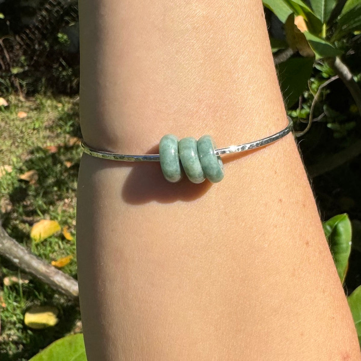 Lucky Jade Trio Bracelet