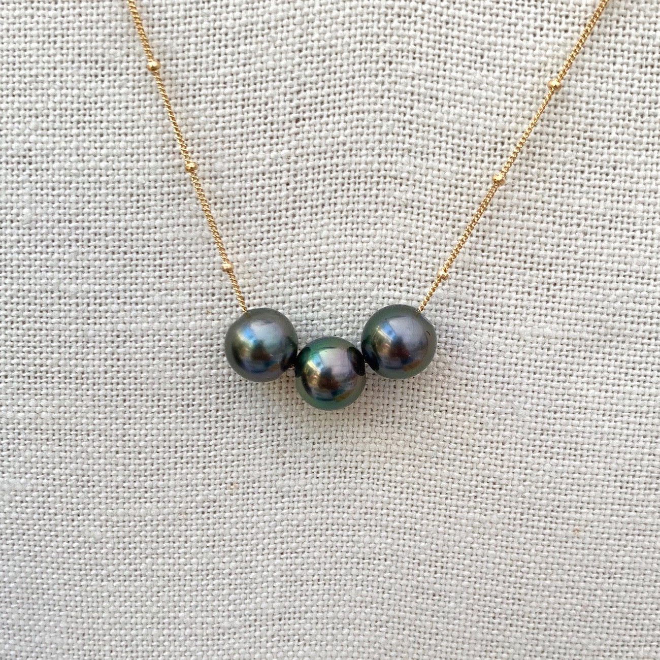 Tahitian Pearl Princess Necklace